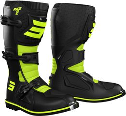 ΜΠΟΤΕΣ MX RACE 2 BLACK NEON YELLOW | SHOT