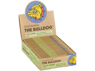 Χαρτάκια στριφτού THE BULLDOG ECO 1&1/4 hemp μεσαίο (κουτί των 18) 8716722036501