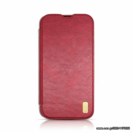 XO Leather Book Apple iPhone 13 Pro Red