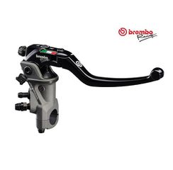 BREMBO ΑΚΤΙΝΙΚΗ ΤΡΟΜΠΑ ΦΡΕΝΟΥ PR 17X18-20 17RCS CORSACORTA ΜΕ ΡΥΘΜΙΖΟΜΕΝΗ ΔΙΑΔΡΟΜΗ. (ΣΦΥΡΗΛΑΤΗ - ΣΠΑΣΤΗ ΜΑΝΕΤΑ) ABE. ΓΙΑ 2 ΔΙΣΚΟΥΣ ΜΕ 4ΠΙΣΤΟΝΕΣ ΔΑΓΓΑΝΕΣ Ø