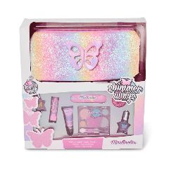 Martinelia Shimmer Wings Glittered Pencil Case & Beauty Set 25 x 26 x 6cm