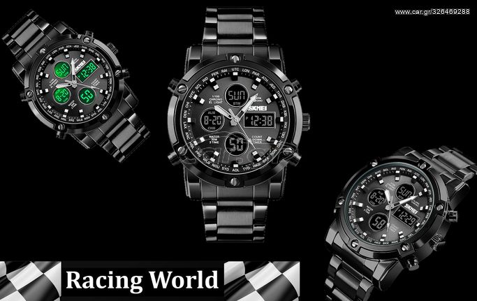 DTM Racing Watch Black Chronograph