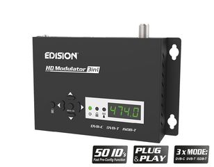 EDISION 3in1 Ψηφιακός HDMI Μονοκάναλος Διαμορφωτής (Modulator)