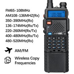 Πομποδέκτης UHF/VHF 8W ΚΑΙ ΔΕΚΤΗΣ FM/AM
