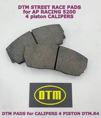 DTM ΑΓΩΝΙΣΤΙΚΑ ΤΑΚΑΚΙΑ ΓΙΑ ΔΑΓΚΑΝΕΣ AP RACING AP5200 - XYZ 6 PISTON PADS FOR CALIPERS DTM.R4 4 PISTON