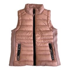 Joyce Zipper Vest Jacket 204122 Pink