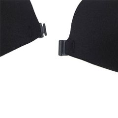 Self Adhesive Push-up Bra with Claps Black-thumb-4