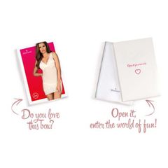 Obsessive Elegant Off-white Chemise with String-thumb-5