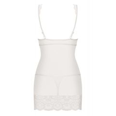 Obsessive Elegant Off-white Chemise with String-thumb-1