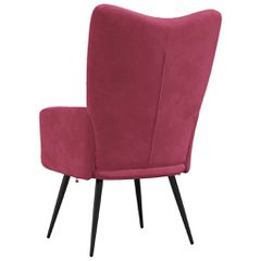 Πολυθρόνα Relax Μπορντό Βελούδινη 328078-thumb-4