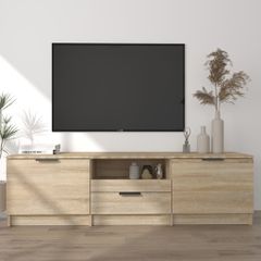 Έπιπλο Τηλεόρασης Sonoma Δρυς 140x35x40 εκ. από Τεχνητό Ξύλο 811451
