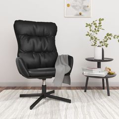 Πολυθρόνα Relax Μαύρη από Συνθετικό Δέρμα 341187