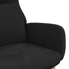 Πολυθρόνα Relax Μαύρη Βελούδινη 341357-thumb-5