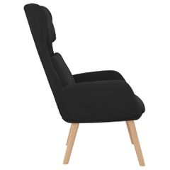 Πολυθρόνα Relax Μαύρη Βελούδινη 341357-thumb-3