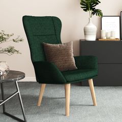 Πολυθρόνα Relax Σκούρο Πράσινο Υφασμάτινη 341399