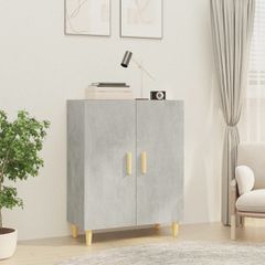 Ντουλάπι Γκρι Σκυροδέματος 70 x 34 x 90 εκ. Επεξεργασμένο Ξύλο 812100
