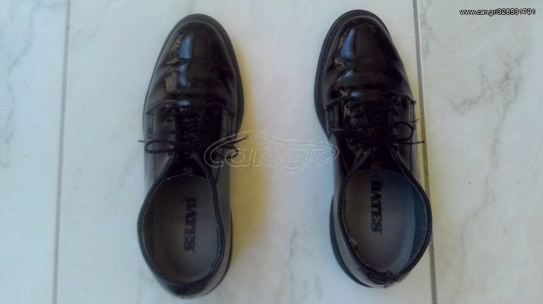 Bates US army Military Mens Premium High Gloss Leather Sole Uniform Shoes Size 9D No 42,5