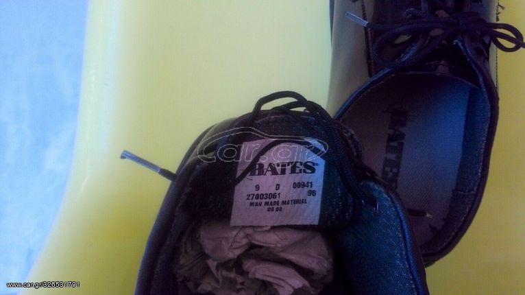 Bates US army Military Mens Premium High Gloss Leather Sole Uniform Shoes Size 9D No 42,5-thumb-5