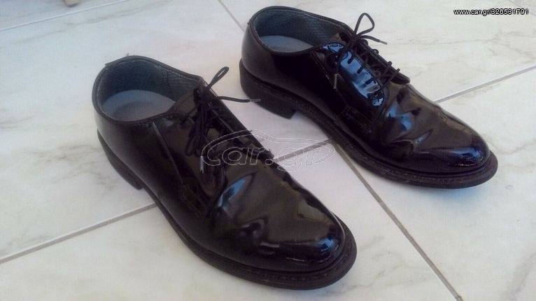 Bates US army Military Mens Premium High Gloss Leather Sole Uniform Shoes Size 9D No 42,5-thumb-6