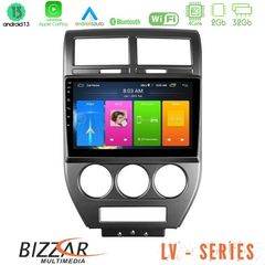 Bizzar LV Series Jeep Compass/Patriot 2007-2008 4Core Android 13 2+32GB Navigation Multimedia Tablet 10"