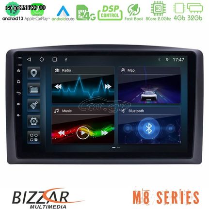 Bizzar M8 Series Mercedes Vito 2015-2021 8core Android13 4+32GB Navigation Multimedia Tablet 10"