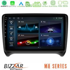 Bizzar M8 Series Audi TT B7 8core Android13 4+32GB Navigation Multimedia Tablet 9"