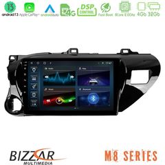 Bizzar M8 Series Toyota Hilux 2017-2021 8core Android13 4+32GB Navigation Multimedia Tablet 10"