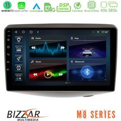 Bizzar M8 Series Toyota Yaris 1999 - 2006 8core Android13 4+32GB Navigation Multimedia Tablet 9"