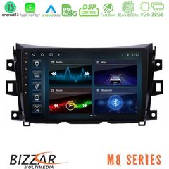 Bizzar M8 Series Nissan Navara NP300 8core Android13 4+32GB Navigation Multimedia Tablet 9"