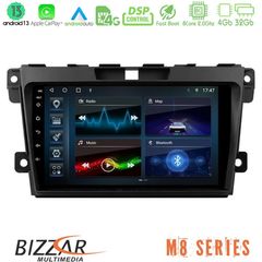 Bizzar M8 Series Mazda CX-7 2007-2011 8core Android13 4+32GB Navigation Multimedia Tablet 9"
