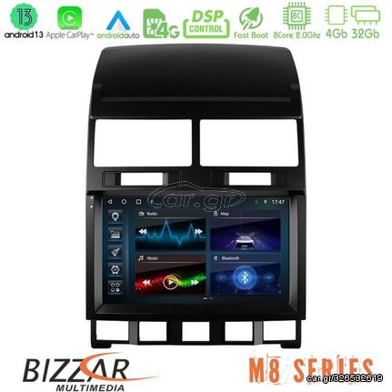 Bizzar M8 Series VW Touareg 2002 – 2010 8core Android13 4+32GB Navigation Multimedia Tablet 9"