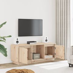 vidaXL Έπιπλο Τηλεόρασης 110,5 x 35 x 44 εκ. από Μασίφ Ξύλο Πεύκου