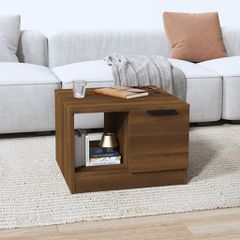vidaXL Τραπεζάκι Σαλονιού Καφέ Δρυς 50x50x36 εκ. Επεξεργασμένο Ξύλο