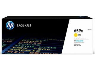 HP 659X Original Yellow High Capacity Toner Cartridge Colour LaserJet Enterprise Flow MFP M776z , W2012X : Original