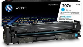 HP 207X Original High Capacity Cyan Toner Cartridge Colour LaserJet Pro M255dw , W2211X : Original
