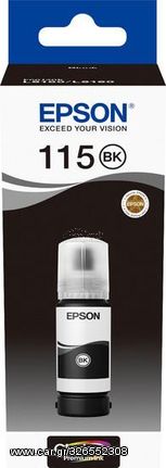 Epson T07C1 Original Black Ink Bottle EcoTank L8160 , C13T07C14A : Original