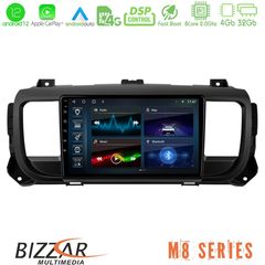 Bizzar M8 Series Citroen/Peugeot/Opel/Toyota 8core Android13 4+32GB Navigation Multimedia Tablet 9"