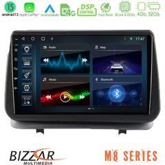 Bizzar M8 Series Renault Clio 2005-2012 8core Android13 4+32GB Navigation Multimedia Tablet 9"