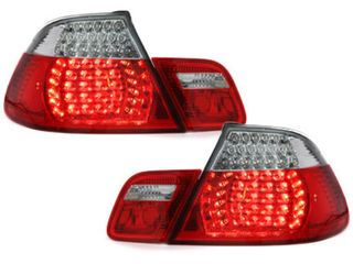 LED Φανάρια Πίσω για Bmw E46 2D Cabrio (2000-2005) Red/Crystal