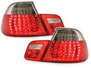 LED Φανάρια Πίσω για Bmw 3 Series E46 2D Coupe Facelift (2003-2006) Red/Crystal