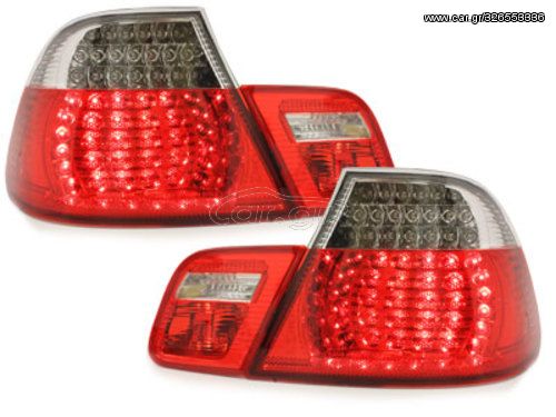 LED Φανάρια Πίσω για Bmw 3 Series E46 2D Coupe Facelift (2003-2006) Red/Crystal