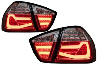 LED Φανάρια Πίσω για Bmw 3 Series E90 (03.2005-08.2008) Red White LightBar F30 LCI Design