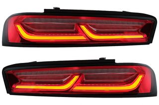 Full LED Φανάρια Πίσω Light Bar για Chevrolet Camaro (2015-2017) Red με Dynamic Φλας