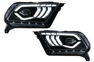 Full LED Φανάρια Εμπρός για Ford Mustang V (2010-2014) με Dynamic Φλας