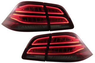 Full LED LightBar Φανάρια Πίσω για Mercedes M-Class W166 (2012-2015) Red White