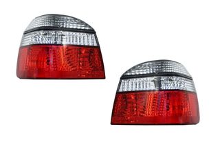 Φανάρια Πίσω Lamp για VW Golf 3 III 91-98 Red/Crystal Halogen