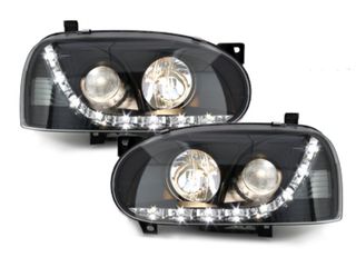 Φανάρια Εμπρός για VW Golf 3 III (1992-1998) LED DRL Optic