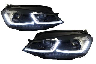 LED Φανάρια Εμπρός για VW Golf 7 VII (2012-2017) Facelift G7.5 R Line Design με Dynamic Φλας