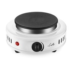 LIFE MATAKI White Επιτραπέζια ηλεκτρική εστία 500W