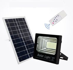 Ηλιακός Προβολέας Solar 100W Αδιάβροχος IP66 με Τηλεκοντρόλ